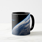 Aarde en Ruimte met een citaat Mok (Voorkant rechts)