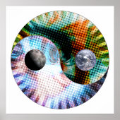 Aarde en ruimte poster (Voorkant)