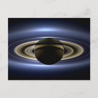 Aarde en Saturnus Briefkaart