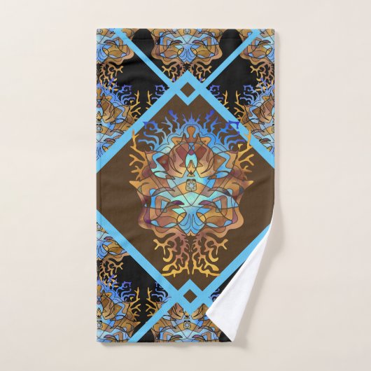 Aarde en Sky Mandala Bad Handdoek (Handdoek)