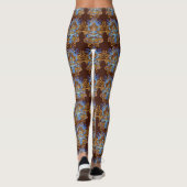 Aarde en Sky Mandala Leggings (Achterkant)