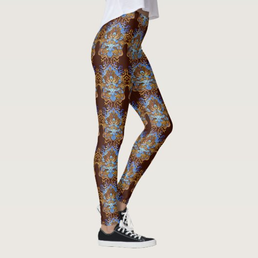 Aarde en Sky Mandala Leggings (Rechts)