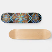 Aarde en Sky Mandala Skateboard (Horizontaal)