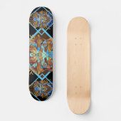 Aarde en Sky Mandala Skateboard (Voorkant)