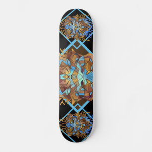 Aarde en Sky Mandala Skateboard