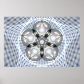 Aarde en venus per Martineau Poster (Voorkant)