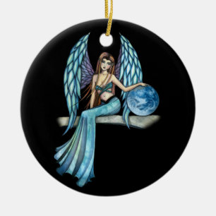 Aarde Engel Beschermengel Ornament door Molly Harr