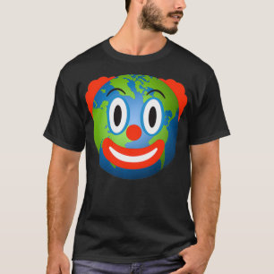 Aarde Geïnspireerde clown World-gerelateerde clown T-shirt
