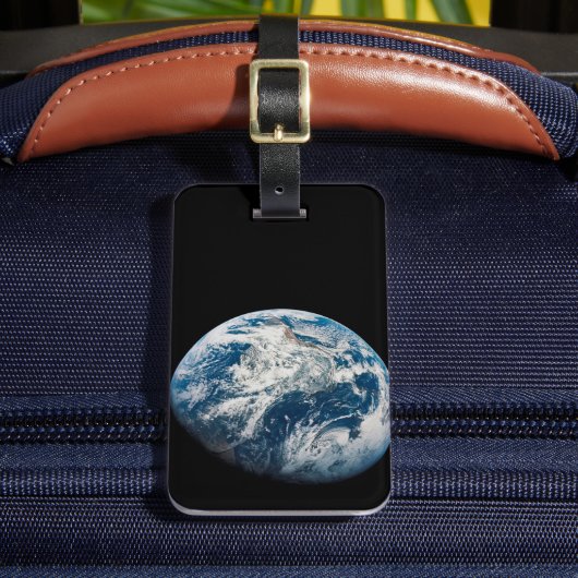 Aarde genomen van de Aollo 8 ruimtesonde. Bagagelabel (Voorkant Insitu 2)