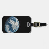 Aarde genomen van de Aollo 8 ruimtesonde. Bagagelabel (Voorkant horizontaal)