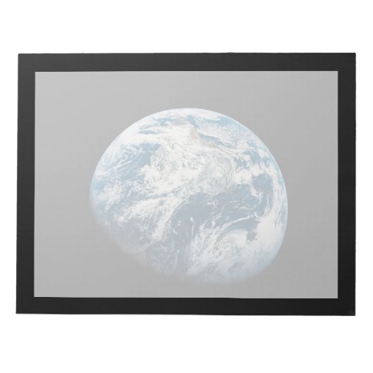 Aarde genomen van de Aollo 8 ruimtesonde. Notitieblok (Voorkant)