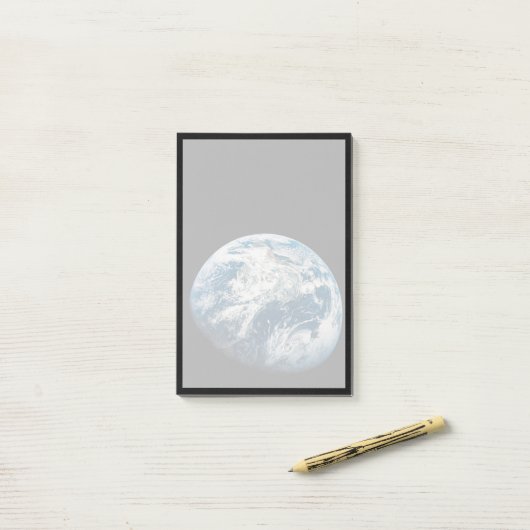 Aarde genomen van de Aollo 8 ruimtesonde. Post-it® Notes (Op bureau)