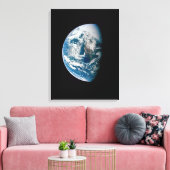 Aarde genomen van de Apollo 13 ruimtesonde. Canvas Afdruk (Insitu (Woonkamer))