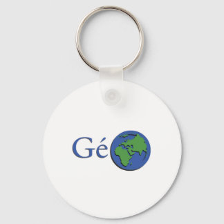 Aarde - geografie sleutelhanger