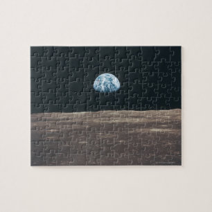 Aarde gezien van de maan legpuzzel