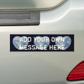 Aarde Hart Bumpersticker (Op auto)