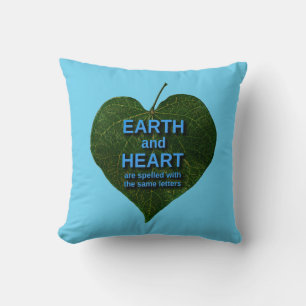 Aarde - Heart Anagram Kussen