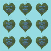 Aarde - Heart Anagram Sticker (Voorkant)