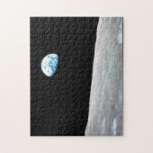 Aarde - het Lunar Perspectief Legpuzzel (Verticaal)