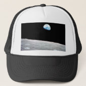 Aarde - het Lunar Perspectief Trucker Pet (Voorkant)