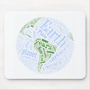 Aarde in Tagxedo Muismat