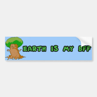 Aarde is mijn BFF Bumper Sticker