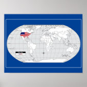 Aarde, je bent hier Poster (Voorkant)