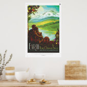 Aarde, je oase in de ruimte poster (Keuken)