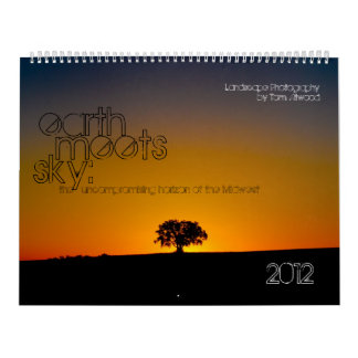 Aarde komt overeen met Sky 2012 Landscape Calendar Kalender