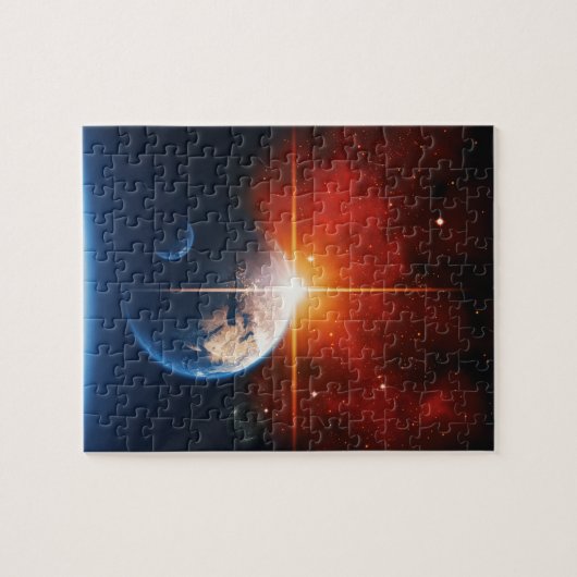 aarde legpuzzel (Horizontaal)