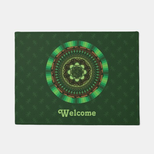 Aarde Mandala Doormat Deurmat (Voorkant)
