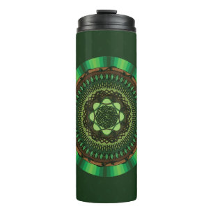 Aarde Mandala Thermokop Thermosbeker