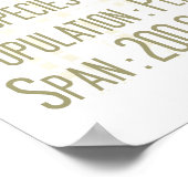 Aarde mens poster (Hoek)