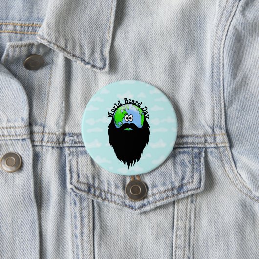 Aarde met een baard Button (In situ)