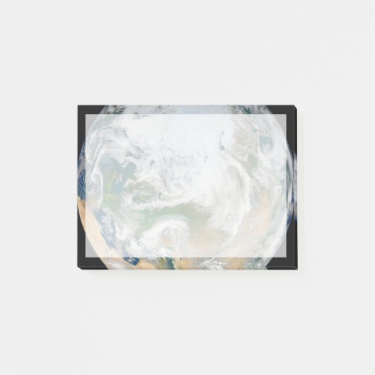 Aarde met het Noordpoolgebied, Europa en Azië. Post-it® Notes (Voorkant)