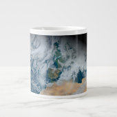Aarde met Noord-Afrika en Zuidwest-Europa Extra Grote Beker (Voorkant)