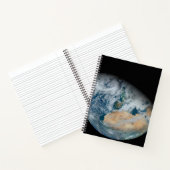 Aarde met Noord-Afrika en Zuidwest-Europa Notitieboek (Binnen)