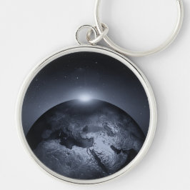 Aarde met speciale effecten sleutelhanger