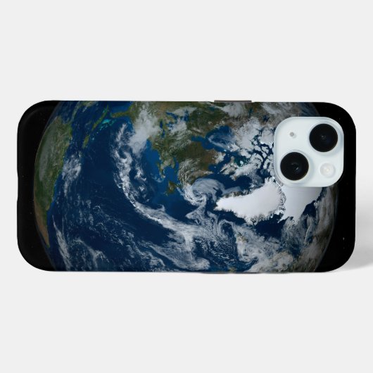 Aarde met wolken en Zee 2 Case-Mate iPhone Case (Achterkant (horizontaal))