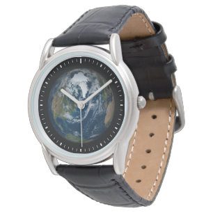 Aarde met wolken en Zee 2 Horloge