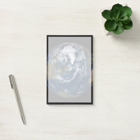Aarde met wolken en Zee 2 Post-it® Notes (Kantoor)