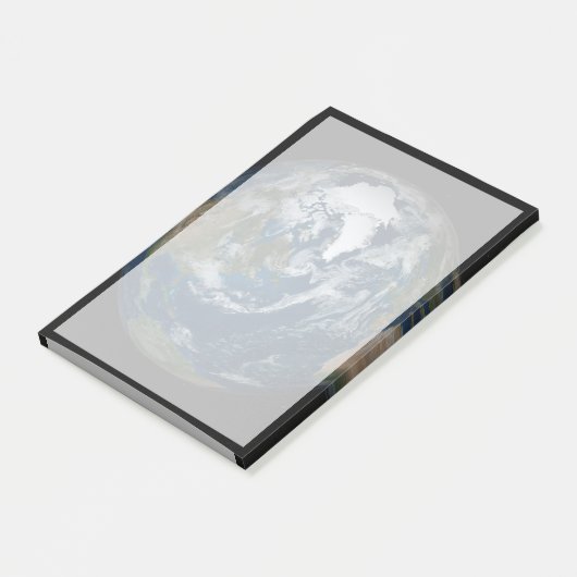 Aarde met wolken en Zee 2 Post-it® Notes (Schuin)