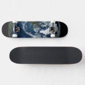 Aarde met wolken en Zee 2 Skateboard (Horizontaal)