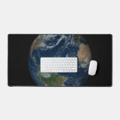 Aarde met wolken en Zee Bureaumat (Keyboard & Muis)