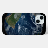 Aarde met wolken en Zee Case-Mate iPhone Case (Achterkant (horizontaal))