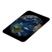 Aarde met wolken en Zee Magneet (Linkerzijde)