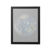 Aarde met wolken en Zee Notitieblok (Gedraaid)