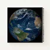 Aarde met wolken en Zee Notitieboek (Achterkant)
