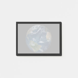 Aarde met wolken en Zee Post-it® Notes