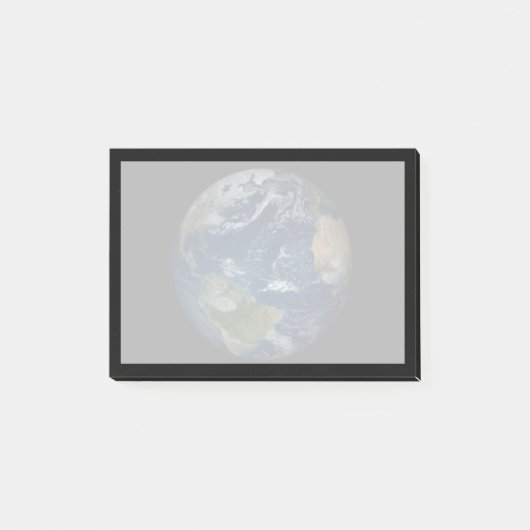 Aarde met wolken en Zee Post-it® Notes (Voorkant)